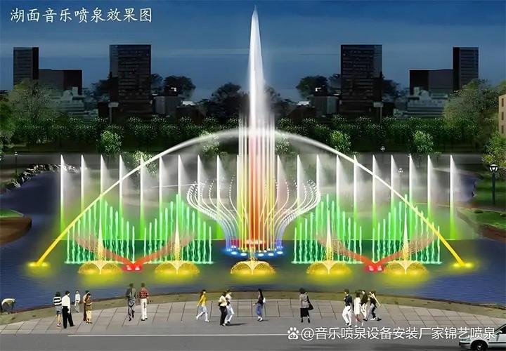 內蒙包頭水景音樂噴泉安裝調試